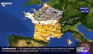 La météo pour ce samedi 21 mars 2020