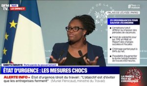 Aide aux agriculteurs: "Nous n'entendons pas demander à un enseignant qui aujourd'hui ne travaille pas de traverser toute la France pour aller récolter des fraises", précise Sibeth Ndiaye, porte-parole du gouvernement