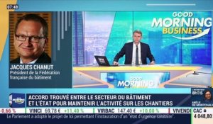 Jacques Chanut (Fédération Française du Bâtiment): Accord trouvé entre le secteur du bâtiment et l'Etat pour maintenir l'activité sur les chantiers - 23/03