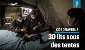 Coronavirus à Mulhouse : au cœur de l’hôpital militaire bientôt opérationnel