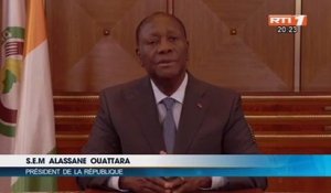 Lutte contre le Covid-19:  le Président Ouattara s'adresse aux ivoiriens