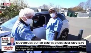 VIRUS - A Taverny, dans le Val-d’Oise, un gymnase a été transformé en centre d'urgence et propose des consultations de diagnostic - VIDEO