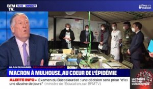 Story 9 : Emmanuel Macron à Mulhouse au cœur de l'épidémie de coronavirus - 25/03
