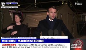 Emmanuel Macron appelle à "être unis pour combattre le virus"