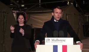 Emmanuel Macron à Mulhouse : « Nous devons être unis »