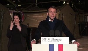 Emmanuel Macron à Mulhouse : « Nous devons être unis »