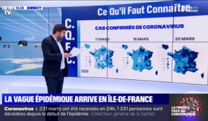 Coronavirus: la vague épidémique arrive en Ile-de-France
