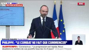 Édouard Philippe: "Nous avons tout mis en oeuvre pour augmenter notre capacité d'accueil dans les services de réanimation"