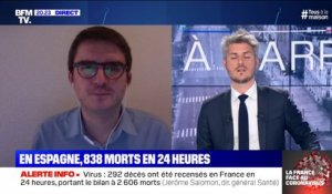 Virus: ce dimanche 29 mars, le bilan espagnol s'alourdit de 838 morts en 24 heures