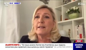 Marine Le Pen estime que le déconfinement régional pose "un certain nombre de problèmes"