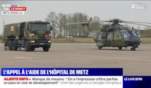 A Metz, l'armée va assurer des transferts de malades vers l'Allemagne
