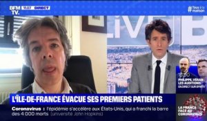 Evacuation de patients d'Ile-de-France: "Tout est fait pour éviter la propagation du virus" (Jean-Daniel Lelièvre)