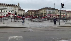 Coronavirus : le marché de Turin fermé