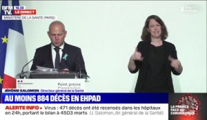 Jérôme Salomon: "439 patients dans une situation critique ont pu être transférés vers des régions moins touchées"