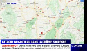 Une attaque au couteau a fait au moins cinq blessés à Romans-sur-Isère dans la Drôme