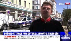 Drôme: "Il a attrapé un couteau de boucherie pour attaquer un client", explique Ludovic, boucher à Romans-sur-Isère
