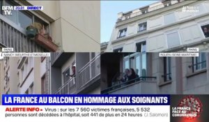 Comme tous les soirs à 20h, la France applaudit les soignants ce samedi