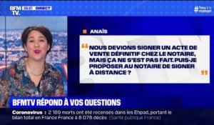 Puis-je signer mon acte de vente auprès d'un notaire à distance? BFMTV répond à vos questions