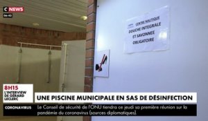 Coronavirus : une piscine du Nord transformée en «sas de décontamination» pour les soignants