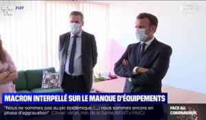 En Seine-Saint-Denis, Macron interpellé sur le manque d'équipements