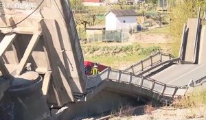 En Italie, nouvel effondrement d'un viaduc : un blessé