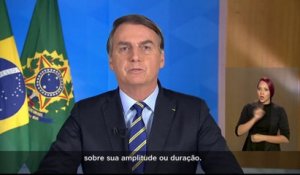 Pour Bolsonaro, "les conséquences du confinement ne peuvent pas être plus néfastes que la maladie"