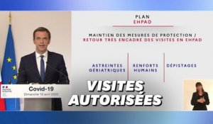 Olivier Véran annonce un "droit de visite" très encadré dans les Ehpad dès ce lundi