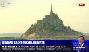 Confinement: le Mont-Saint-Michel coupé du monde