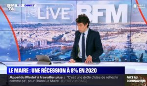 Le Maire : une récession à 8% en 2020 - 14/04