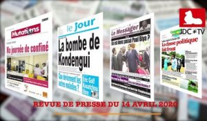 REVUE DE PRESSE CAMEROUNAISE DU 14 AVRIL 2020