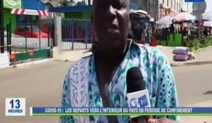 RTG / Covid 19 - Les départs vers l’intérieur du pays alors que le gouvernement vient de décider du confinement du grand Libreville
