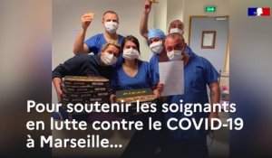 Covid-19 : initiative solidaire à Marseille, pour soutenir les soignants | Gouvernement