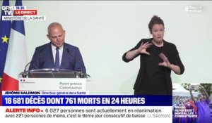 Jérôme Salomon: "6688 certificats de décès mentionnent une infection par covid"