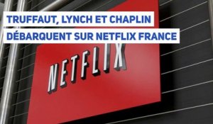 Truffaut, Lynch et Chaplin débarquent sur Netflix France