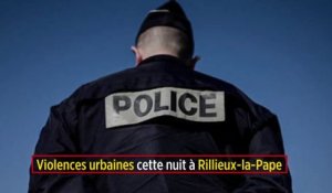 Violences urbaines cette nuit à Rillieux-la-Pape