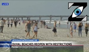 [Zap Télé] Les plages de Floride prises d'assaut ! (22/04/20)