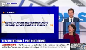 Les restaurants seront-ils ouverts à partir du 15 juin? BFMTV répond à vos questions