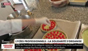 Coronavirus - Des élèves d’un lycée professionnel à Paris se mobilisent pour offrir des repas et des masques au personnel soignant et aux SDF - VIDEO