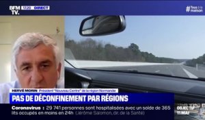 Déconfinement: Hervé Morin ne veut pas "interdire" mais "réguler" les déplacements entre les régions