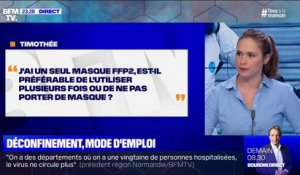 J'ai un seul masque FFP2. Puis-je le réutiliser? BFMTV répond à vos questions