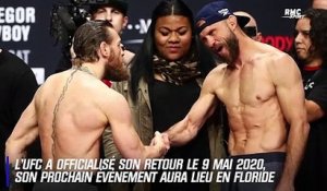 Coronavirus : L'UFC officialise son grand retour début mai