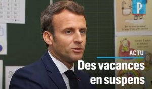 « Il est trop tôt pour dire si on pourra avoir des vacances » cet été, avertit Macron