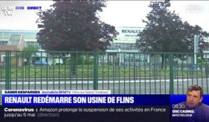 Renault redémarre une partie de son usine de Flins, près de Paris