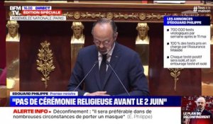 Edouard Philippe: "Rien, dans la Constitution, n'imposait au gouvernement de présenter à l'Assemblée la stratégie" de déconfinement