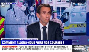 Masques : Alexandre Bompard annonce avoir "225 millions de masques" pour les clients de Carrefour