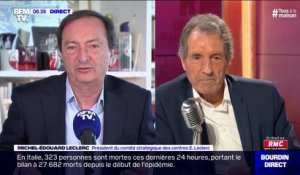 Michel-Édouard Leclerc: le port du masque "ne sera pas imposé" aux clients dans les centres E. Leclerc mais "il est recommandé"