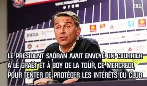 Toulouse : Le gel du classement de Ligue 1 "injuste et inéquitable" pour Sadran