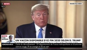 Coronavirus: Trump estime qu’un vaccin sera disponible d’ici fin 2020 aux Etats-Unis