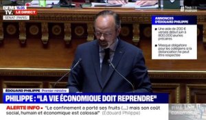 Edouard Philippe: "la vie économique doit reprendre, impérativement et rapidement"