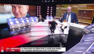 Les tendances GG: le discours du sénateur Claude Malhuret fait grande impression sur les réseaux ! - 05/05